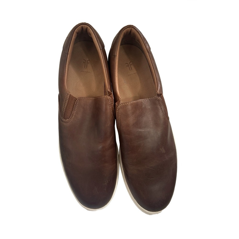 FRYE Men's Slip On Cognac Driving Shoe Size 13